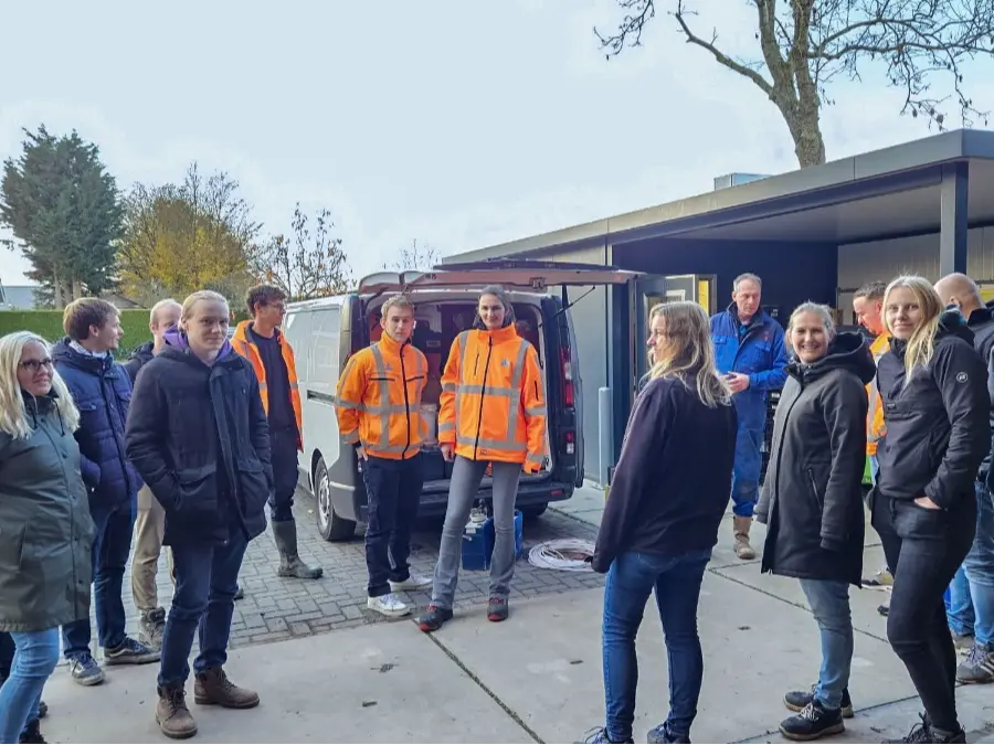 Jong Talenten werkbezoek Wiertsema & Partners