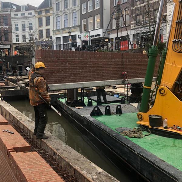 Reconstructie lage walmuren Utrecht | Wiertsema & Partners