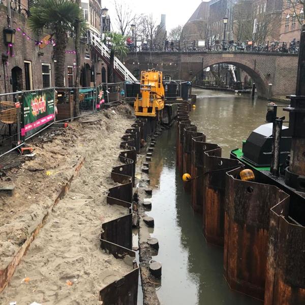 Reconstructie lage walmuren Utrecht | Wiertsema & Partners