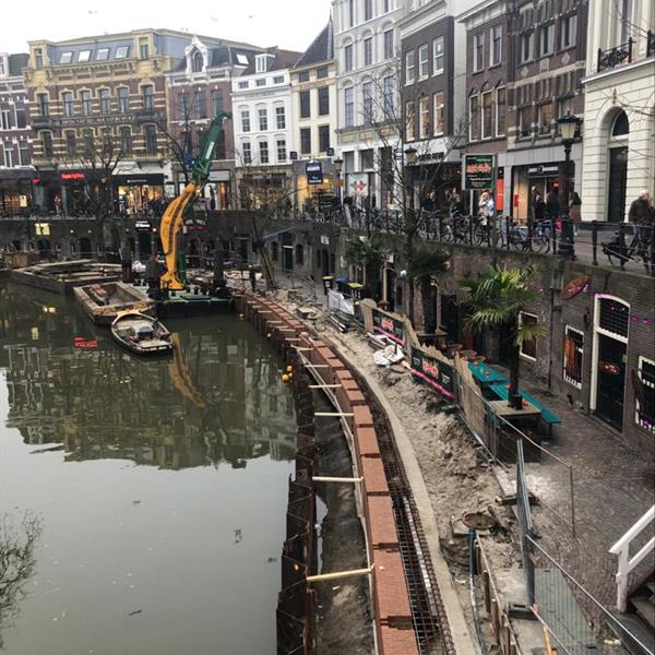 Reconstructie lage walmuren Utrecht | Wiertsema & Partners